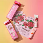 TonyMoly 4 Piece Perfectly Picked Rose Mask and Apple Hand Cream Set