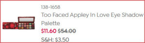 Too Faced Appley In Love Eye Shadow Palette at Checkout