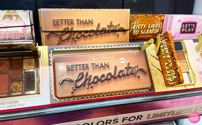 Too Faced Better Than Chocolate Eye Shadow Palette on Store Shelf 1