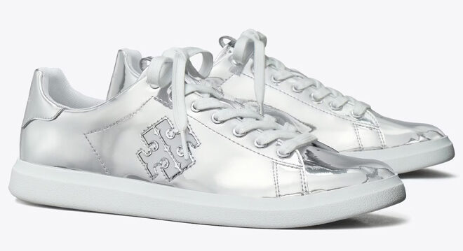 Tory Burch Double T Howell Court Sneakers