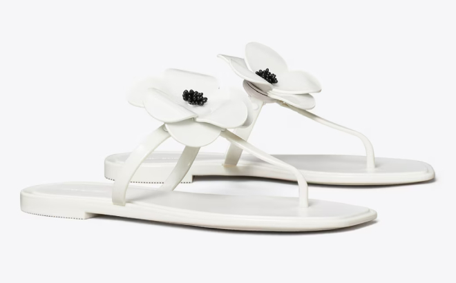 Tory Burch Flower Jelly Sandals