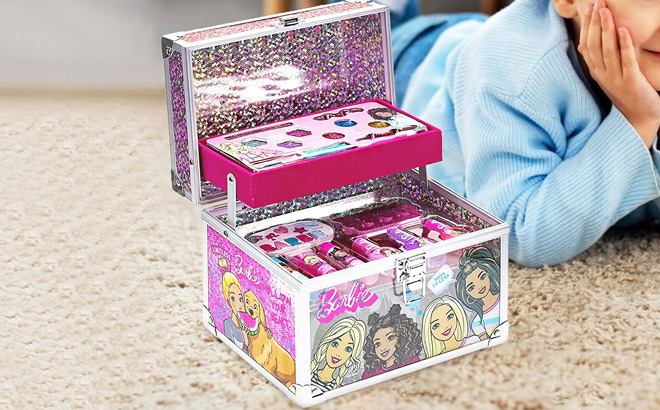 Townleygirl x Barbie Cosmetic Train Case