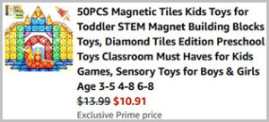 Toylogy Magnetic Tiles 50 Piece Set Screenshot