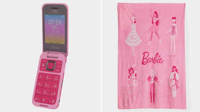 Tracfone HMD Barbie Flip Phone Bundle 2