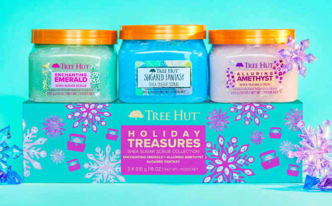 Tree Hut Holiday Body Scrub Gift Set