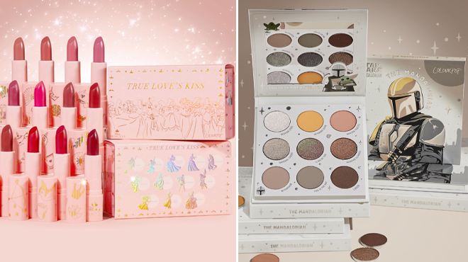 True Loves Kiss Disney Lux Lipstick Vault and The Mandalorian Pressed Powder Palette