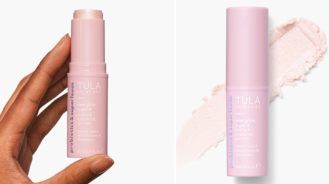 Tula Rose Glow + Get It Cooling & Brightening Eye Balm