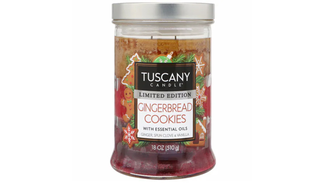 Tuscany Candle Gingerbread Cookies Scented Jar Candle