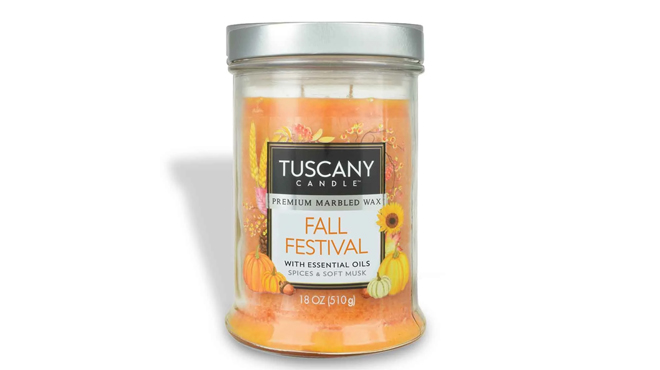 Tuscany Candle Jar Candle Fall Festival