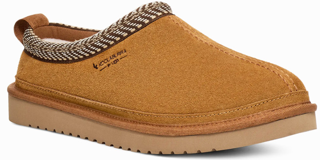 UGG Mens Burree Faux Shearling Lined Slippers