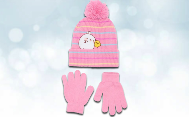 USPA Accessories Kids Beanie Gloves Set