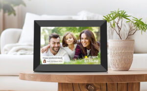 Uhale Digital Picture Frame on the Table