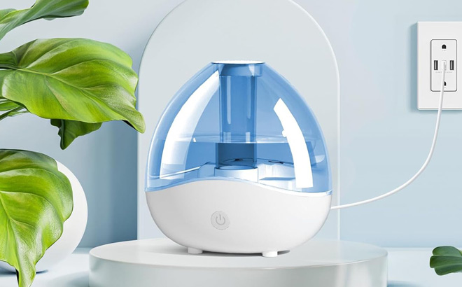 Ultrasonic Cool Mist Humidifier on a Table