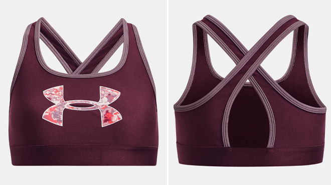 Under Armour Crossback Graphic Sports Bra