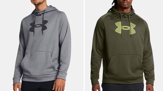 Under Armour Mens Armour Fleece Big Logo Hoodie 1