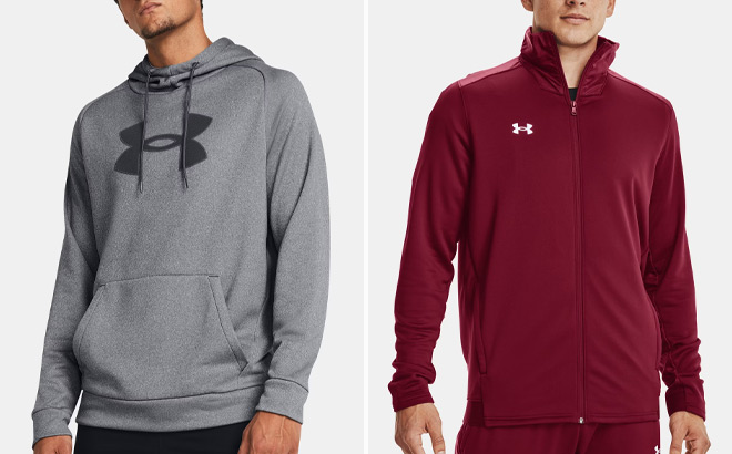 Under Armour Mens Armour Fleece Big Logo Hoodie