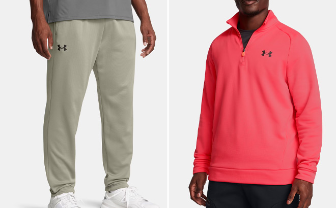 Under Armour Mens Armour Fleece Pants and Under Armour Mens Armour Fleece