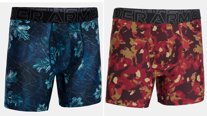 Under Armour Mens UA Performance Tech Printed Boxerjock