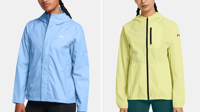 Under Armour Womens Stormproof Cloudstrike 2 0 Jacket and Under Armour Womens Launch Lightweight Jacket