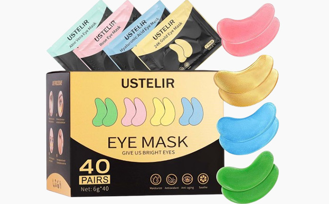 Ustelir 40 Pairs Under Eye Patches