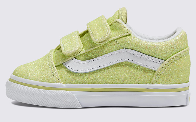 Vans Toddler Old Skool V Glitter Shoe