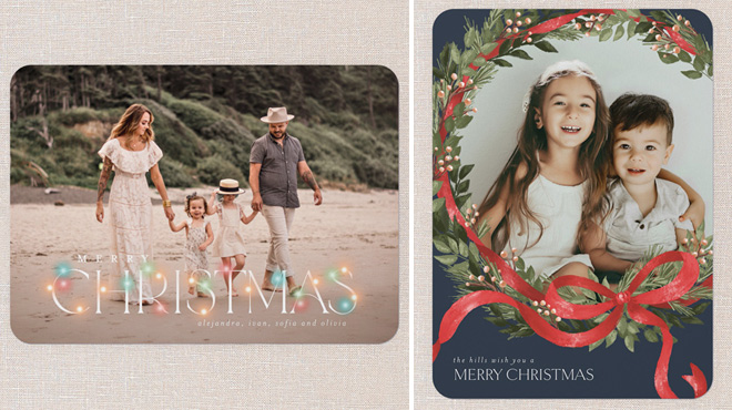 Various Shutterfly Holiday Cards