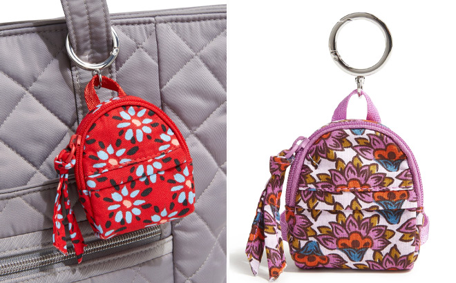 Vera Bradley Outlet Cotton Essential Backpack Bag Charm