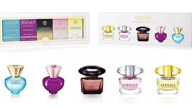 Versace 5 Pc Miniature Fragrance Discovery Set