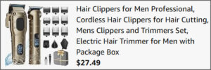 Vgrpro Mens Clippers and Trimmers Set at Checkout