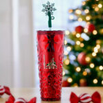 Walt Disney World Holiday Starbucks Bling Tumbler