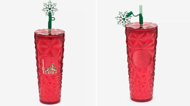 Walt Disney World Holiday Starbucks Bling Tumblers