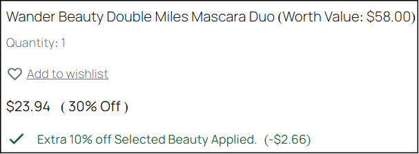 Wander Beauty Double Miles Mascara Duo Checkout