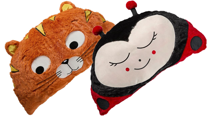 Warm Cozy Animal Character Pillows