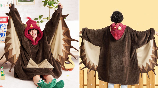 Wearable Blanket Hoodie Turkey Costume