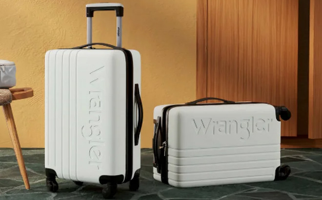 Wrangler 3 Piece Expandable Rolling Luggage Set