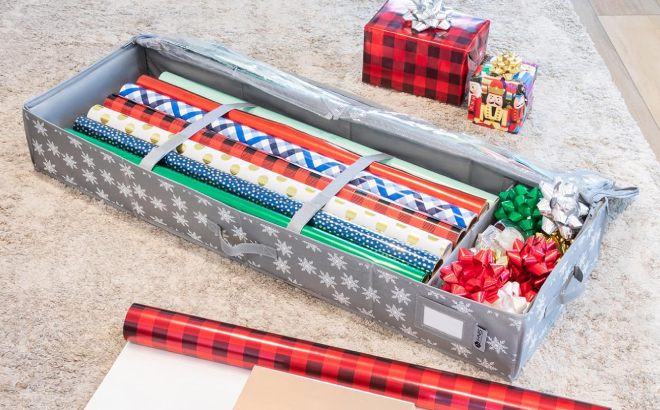 Wrapping Paper Storage Organizer