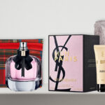 Yves Saint Laurent Edp with Gifts on the Table