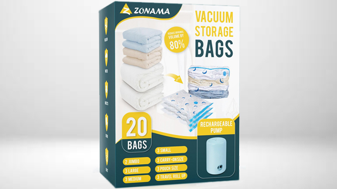 Z Zonoma Vacuum Storage Bags 20 pk Box