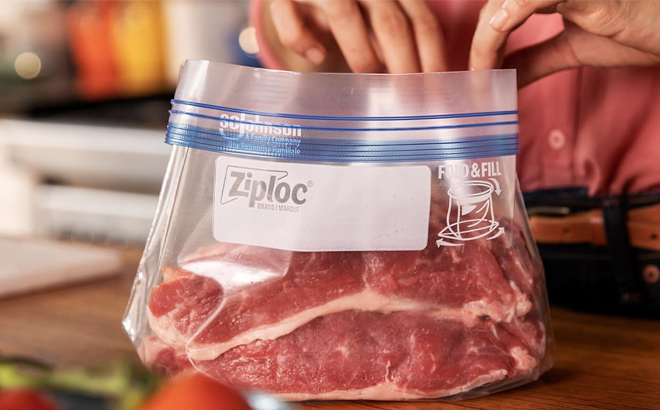 Ziploc Quart Food Storage Freezer Bags