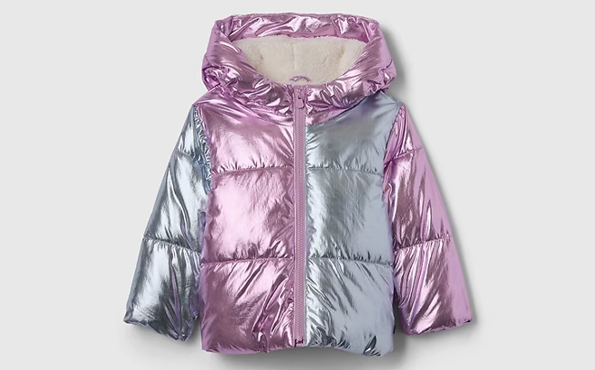 babyGap ColdControl Max Shine Sherpa Puffer Jacket