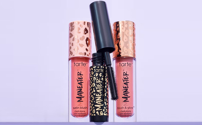 tarte 3 piece Viral Maneater Must Haves Travel Size Makeup Set 1