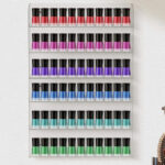 1 Sorbus Nail Polish Wall Rack Display Holders