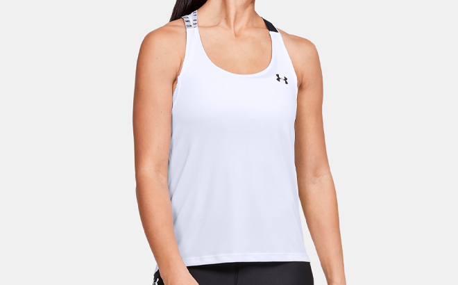 1 Under Armour Womens HeatGear Double Strap Tank