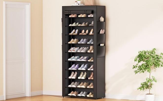 10 Tier Large Shoe Rack