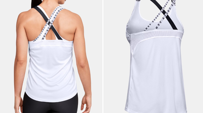 2 Under Armour Womens HeatGear Double Strap Tank