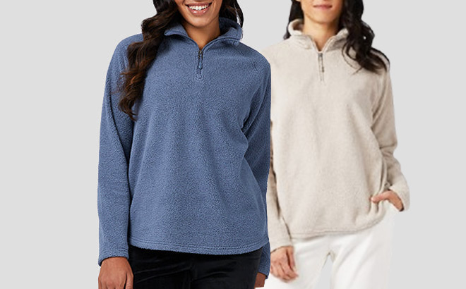 32 Degrees Sherpa Pullovers