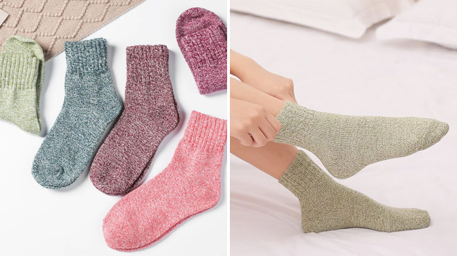 5 Pairs Wool Socks