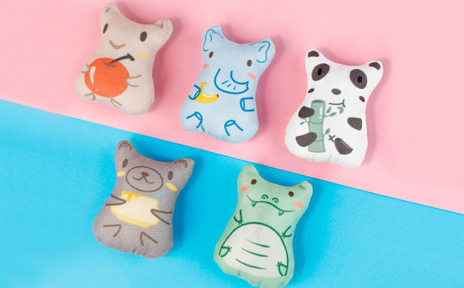 5 Piece Catnip Toys