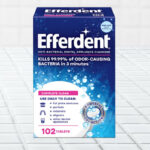 A Box of Efferdent Retainer Cleaning Tablets