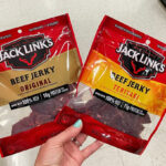 A Person Holding Jack Links Beef Jerky